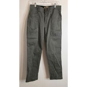 Democracy Pants Women's Size 10 Olive Military Green "Ab" Technology Wide Hem